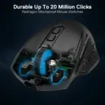 Redragon M810 Taipan Pro (Wired/Wireless/BT)Black Gaming Mouse - Image 6