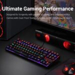 Redragon Vara K551 - 104 Wired Mechanical Keyboard Raibow Black (Red Switch) - Image 7