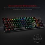 Redragon Vara K551 - 104 Wired Mechanical Keyboard Raibow Black (Red Switch) - Image 8