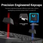 Redragon Vara K551 - 104 Wired Mechanical Keyboard Raibow Black (Red Switch) - Image 4