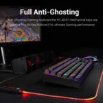 Redragon Vara K551 - 104 Wired Mechanical Keyboard Raibow Black (Red Switch) - Image 5