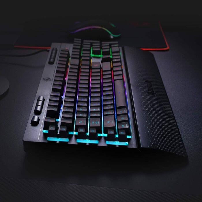 Redragon Shiva K512-Wired Membrane Keyboard RGB Black - Image 3