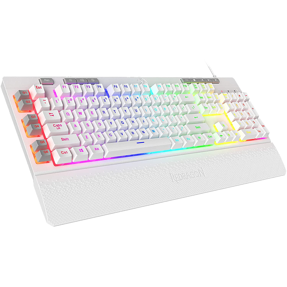 Shiva K512-Wired Membrane Keyboard White