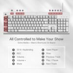 Redragon Shiva K512-Wired Membrane Keyboard RGB White - Image 3