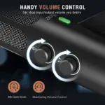 FIFINE AmpliTank Tank3 USB/XLR Dynamic Mic with I/O Control & Quick-mute In Type-C, Built-in Pop Filter & Hefty All-metal Body - Image 4