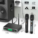 FIFINE K040 Dual Wireless Handheld Microphones System with Individual Balance XLR Output - Image 2
