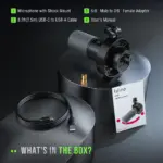FIFINE K688 USB/XLR Dynamic Mic with Shock Mount, Touch-Mute, Headphone Jack, I/O Controls for Podcasting - Image 6