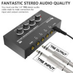 FIFINE N6 Headphone Amplifier with Stereo Output and Individual Volume Controls - Image 3