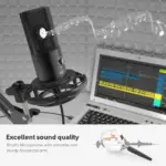 FIFINE T669 USB Microphone Bundle with Arm Stand & Shock Mount for Streaming, Podcasting on Laptop/PC - Image 2