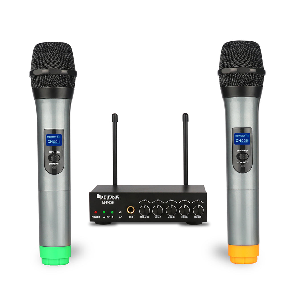 Fifine K036 Dual Wireless Microphones (2) Fifine K036 Dual Wireless Microphones