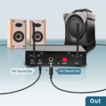 Fifine K036 Dual Wireless Microphones System for Gig, Home Karaoke with PA Speaker, Karaoke Machine - Image 3