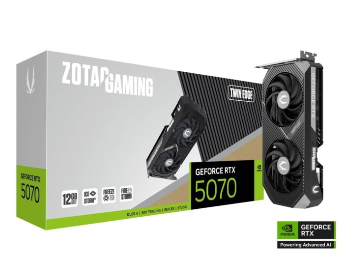 ZOTAC Gaming GeForce RTX 5070 Twin Edge Graphics Card - Image 7